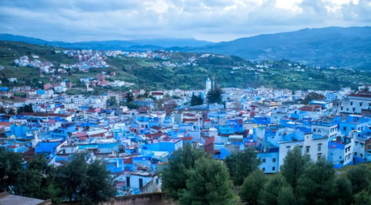 Chefchaouen Gassen Blau in Chefchaouen