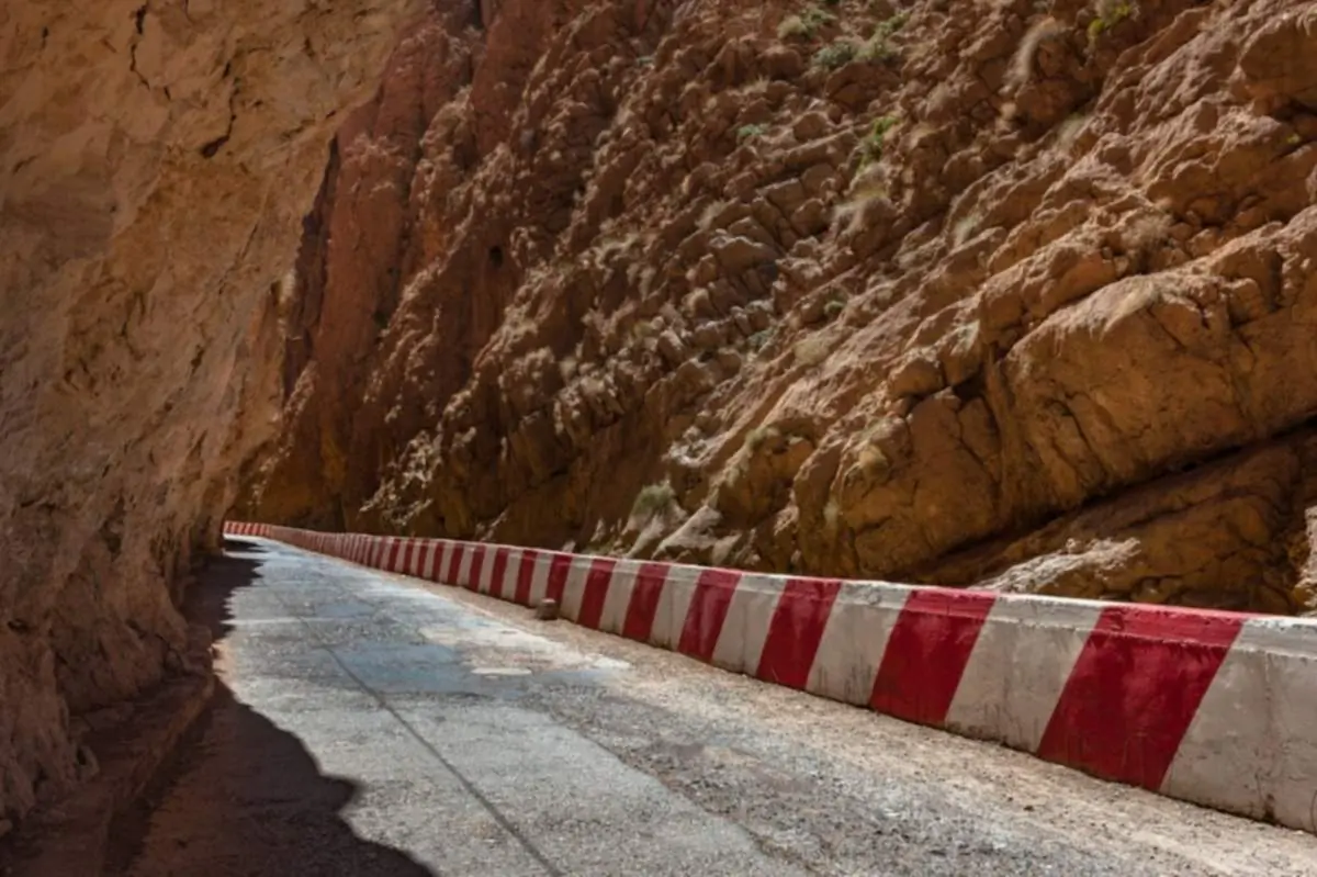 Dades Schlucht Serpentinen