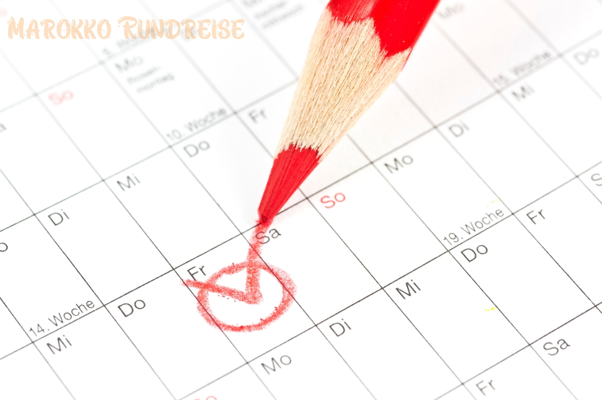 Beste Reisezeit Marokko